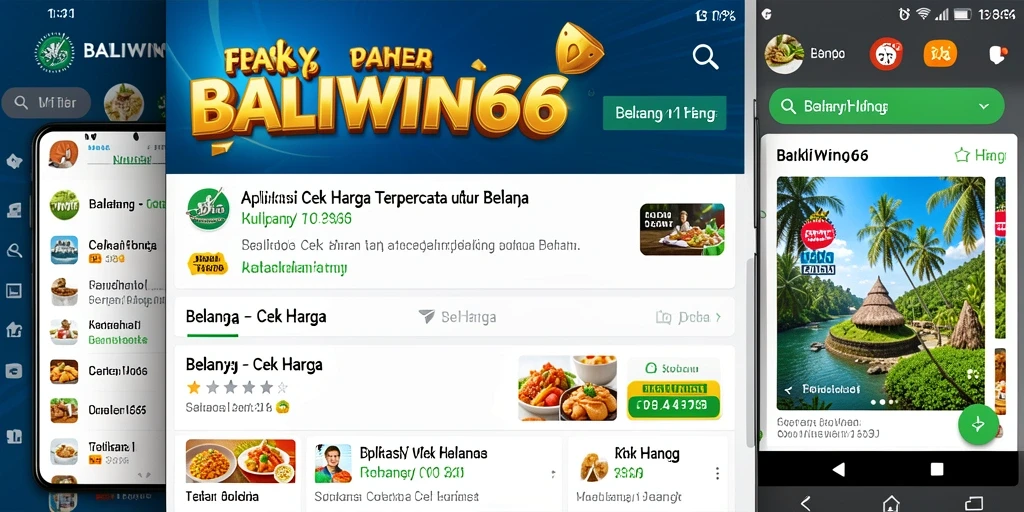 Tampilan antarmuka BALIWIN66 yang user-friendly untuk Cek Harga.