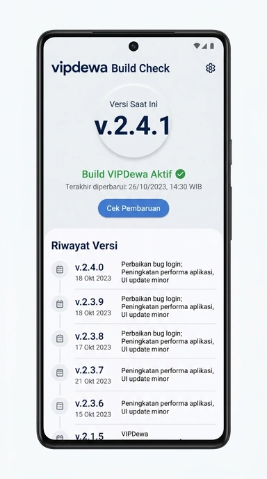 Riwayat Versi apk vipdewa untuk Android